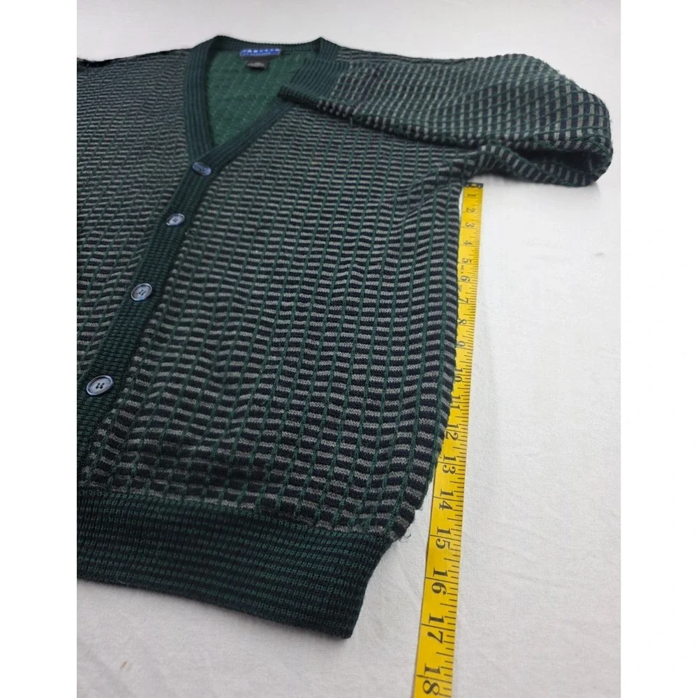 Vintage Jantzen Classics Cardigan Sweater Mens L Grandpacore‎